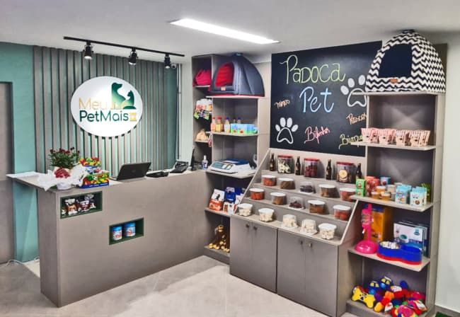Interior da AGGE Petshop